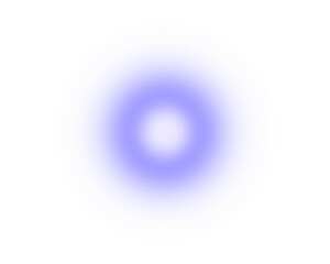 Blue gradient circle transparent