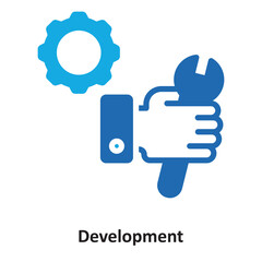 Development Vector Icon which can easily modify or edit