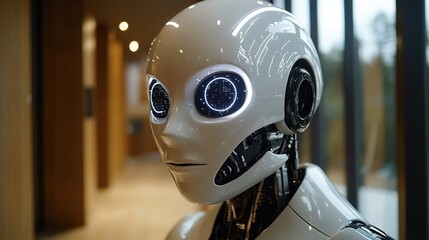 A cybernetic world where AI algorithms optimize financial, business, and social systems 