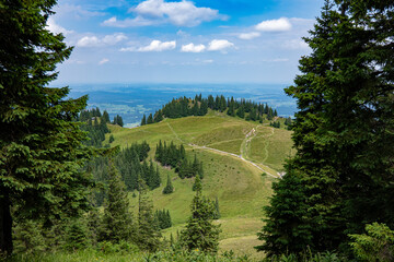 Nesselw&auml;ngler Alpsitze vom Edelsberg aus