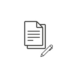 ビジネスアイコン（筆記用具）