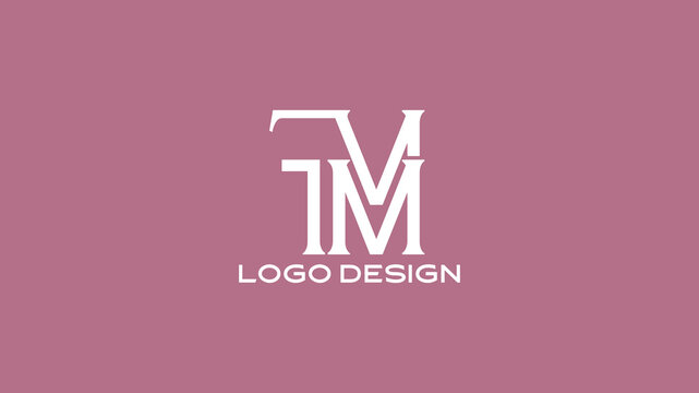 FMM Initial Letter Logo Design &ndash; Classic Serif Monogram for Business Identity