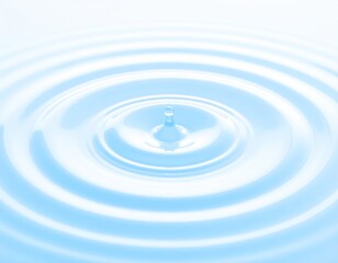 Water droplet impact, pastel colors, ripples.