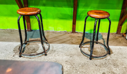 chair and table