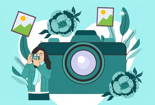Camera  Concept Illustration Video Style