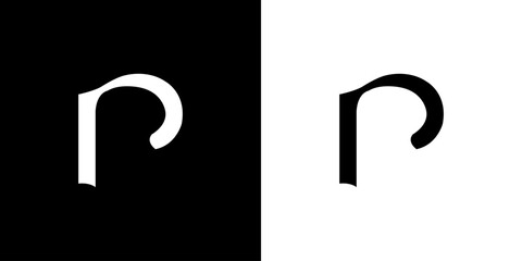 Creative Letter P Logo With Abstract, Illustration, Design Inspiration, Vector, Icon