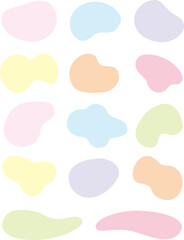 Pastel Abstract Shape Collection