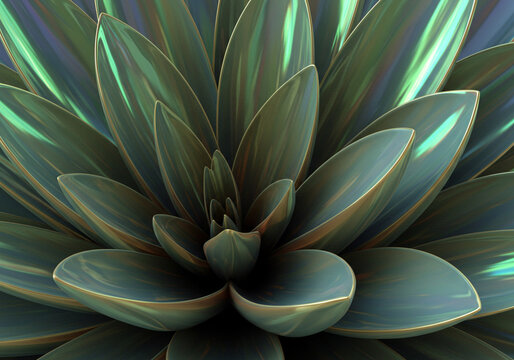 close up of succulent plant