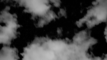 Stars peeking through the clouds