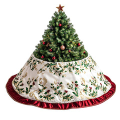red christmas tree