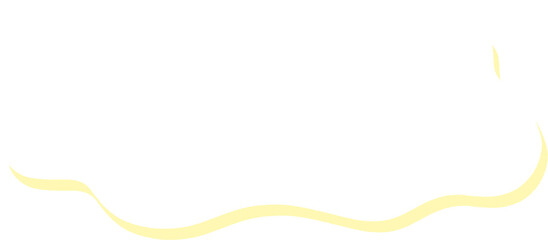 Hand Drawn White Speech Bubble Clipart Set – Transparent Background Message Balloons PNG