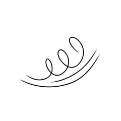 doodle wind gust illustration