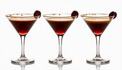 Elegant coffee cocktails served in tall glasses for a sophisticated gathering at a stylish venue