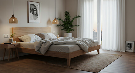 interior of a bedroom