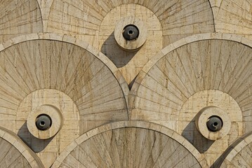 decorative stone circles as a background