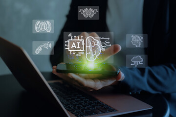 Digital transformation technology strategy, IoT, internet of things. transformation of ideas and the adoption of technology in business in the digital age, enhancing global business capabilities. Ai.