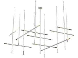 JAX 28-005 , Brass -Black-Silver / Clear crystal , Elegant Lighting Fixture Against black bachground 