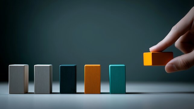 Progress Bar Visualizing Loading Stages with 3D Cubes