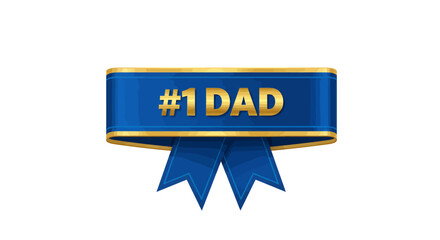 Celebrate the Incredible Father in Your Life with the #1 Dad Ribbon Award a Perfect Gift for Any Occasion Honoring His Unwavering Support and Love 
