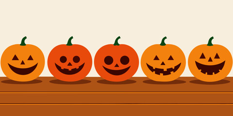 halloween pumpkin vector illustration