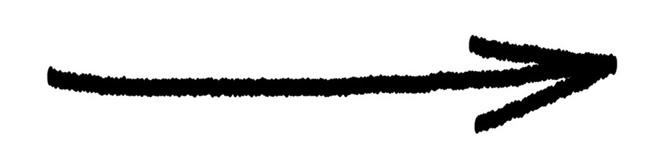 Doodle emphasis arrow vector. Design arrow icon. Arrow grunge twist zigzag line, curve wave. 