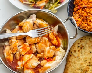 chicken curry with rice