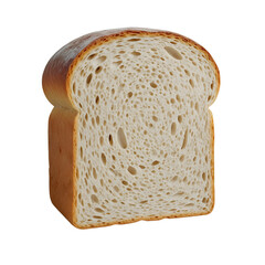 Loaf of Sliced Bread Minimalist 3D Rendering in a Soft And Smooth Renderer