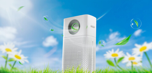 Modern Air Purifier Clean Fresh Home Environment