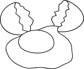 vector illustration of an egg