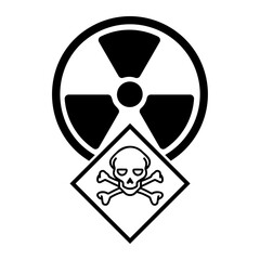 radiation Line Icon