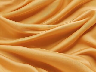 Obraz premium Smooth Golden Fabric Folds, A Gentle Dream