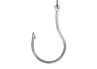 釣り針の3dイラスト