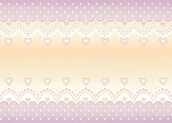 Delicate Pastel Rainbow Lace Pattern Background