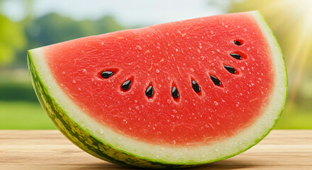 Juicy Watermelon Slice A Refreshing Summer Treat