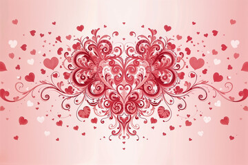Large selection of invitation hearts, backgrounds, designs, noise, grain