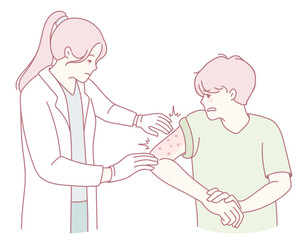 A healthcare provider administers a vaccine to a young boy, highlighting the importance of immunization.