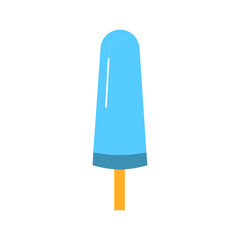 Summer  Blue Popsicle on Stick