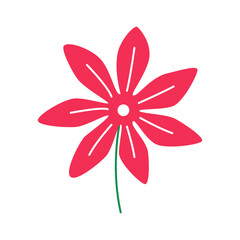 Summer  Red Flower Bloom