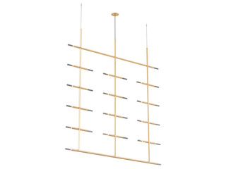 JAX 28-004 , Brass -Black-Silver / Clear crystal , Elegant Lighting Fixture Against black bachground 