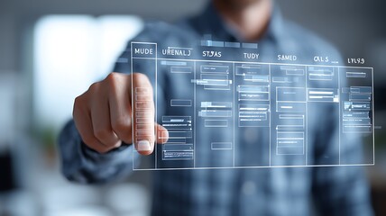 Time management and scheduling concept with calendar, checklist, and task planning for productivity, project management, deadline tracking, and efficient organization of daily 