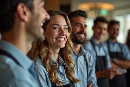 Candid Moments: A Photo Shoot Celebrating the Diverse Hotel Staff and Hospitality Employees