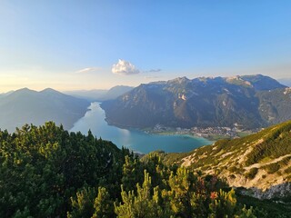 Achensse Tirol - lake in a mountain 