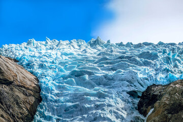 Briksdal glacier, Norway nature landmark
