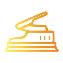 sewing Line Gradient Icon