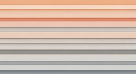 Abstract Seamless Pattern Peach, Gray, and White Horizontal Stripes