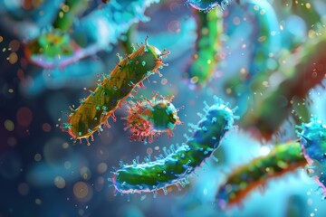 Microscopic organisms such as bacteria and viruses are causing infectious diseases