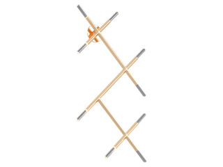 JAX sconce 09-002 , Brass -Black-Silver / Clear crystal , Elegant Lighting Fixture Against black bachground 