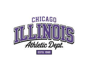 Miami, Florida t-shirt design. Slogan t-shirt print design in American college style. Athletic typography for tee shirt print in university and college style. Vector 