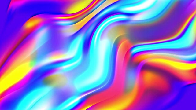 Vibrant colorful abstract wavy lines suitable for backgrounds, posters, covers, and digital art designs with a modern and artistic touch. - Powered by Adobe