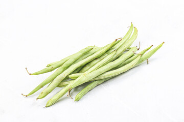 Raw fresh young green bean